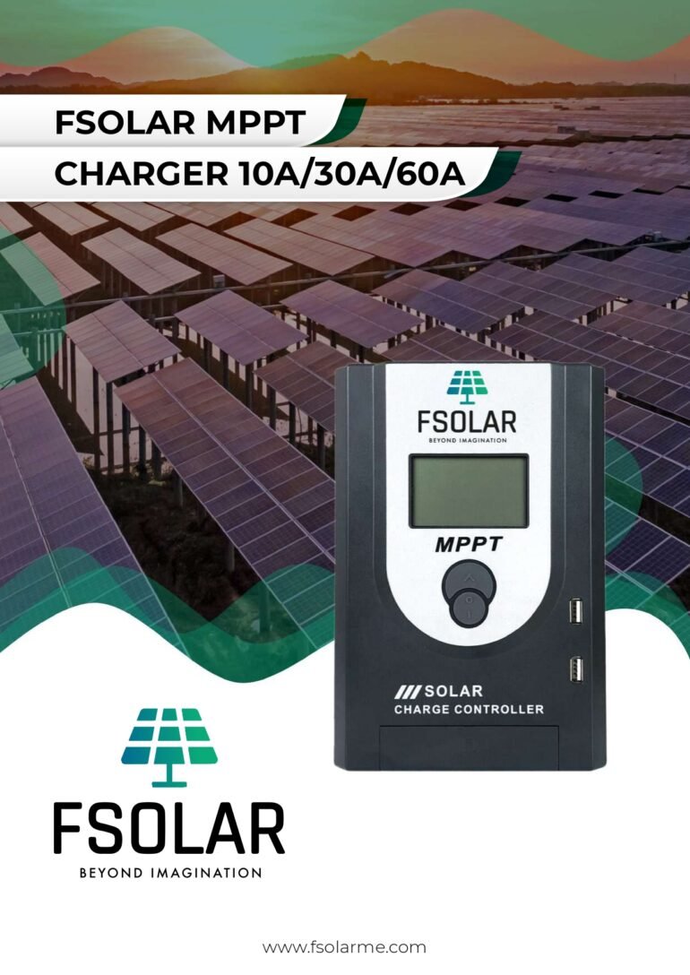 Fsolar MPPT Solar charge Controller 60A 12V/24V Auto - FSolar