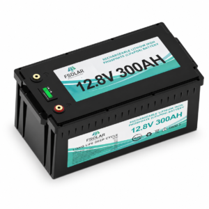 FSolar Lithium Battery 300AH 12.8V LiFePO4 Display